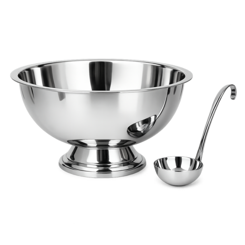 Punch Bowl and Ladle