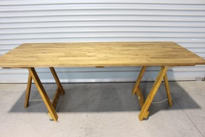 Wooden Trestle Table