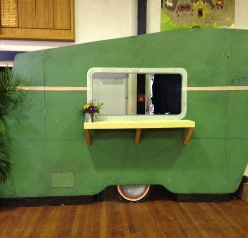Green Caravan Front