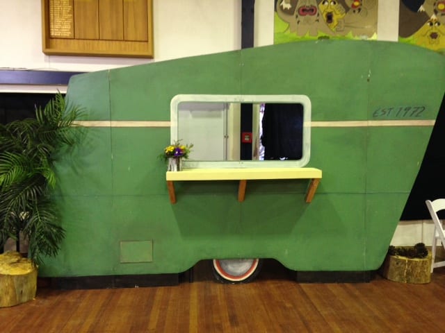 Green Caravan Front