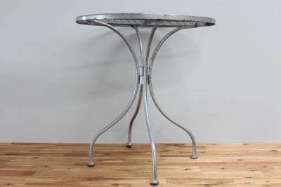 Metal cake table