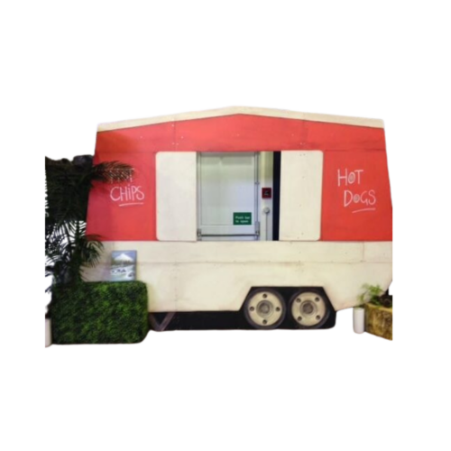 Backdrop Prop - Food Caravan Front - Red