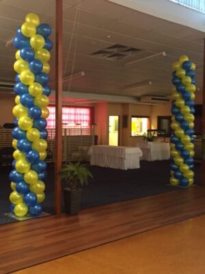 balloon columns for event decoration