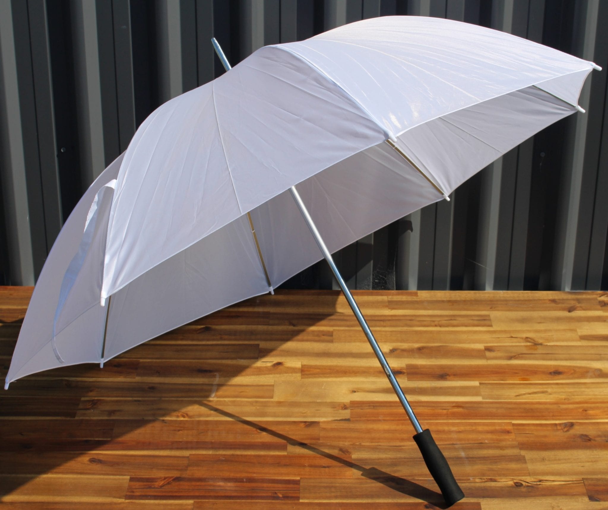 Umbrella White Dobsons Marquee & Party Hire