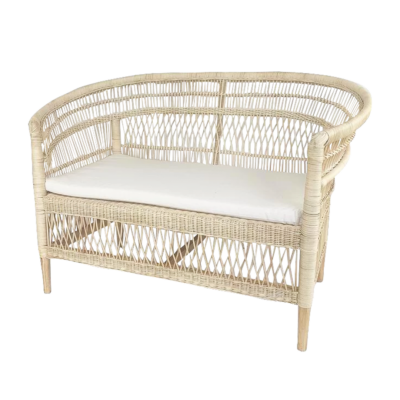 Malawi Cane 2 Seater Couch