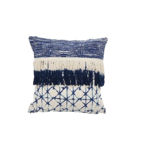 Cushion - Blue and White