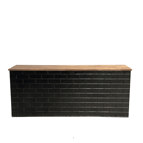 Pressed Tin Bar - Black