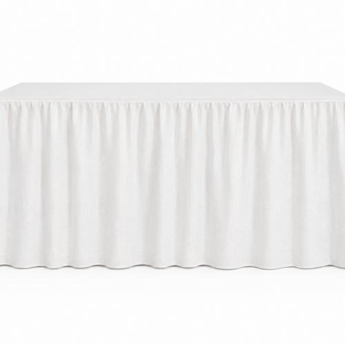 Bridal Skirt - White Linen
