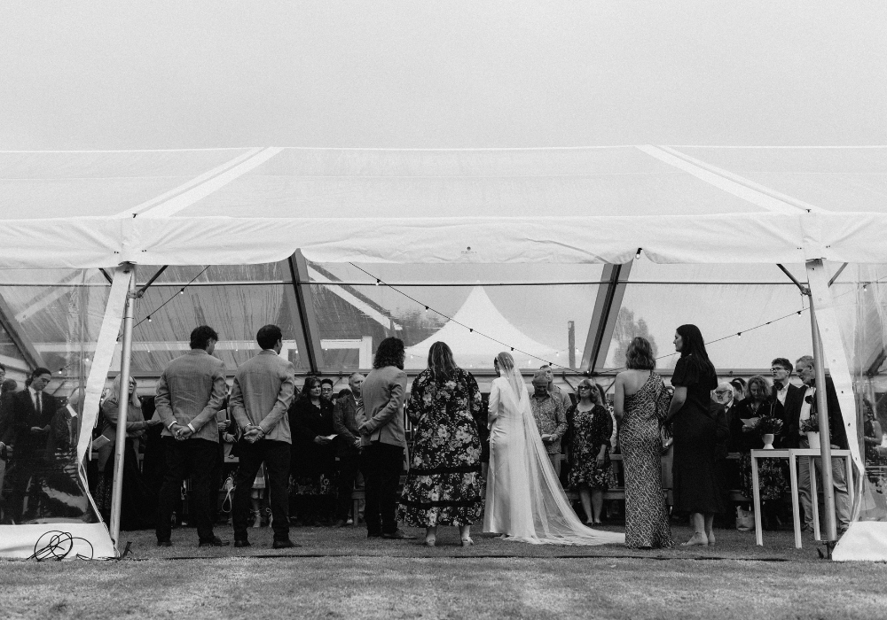 Dobson's Clear Marquee - Winter Wedding