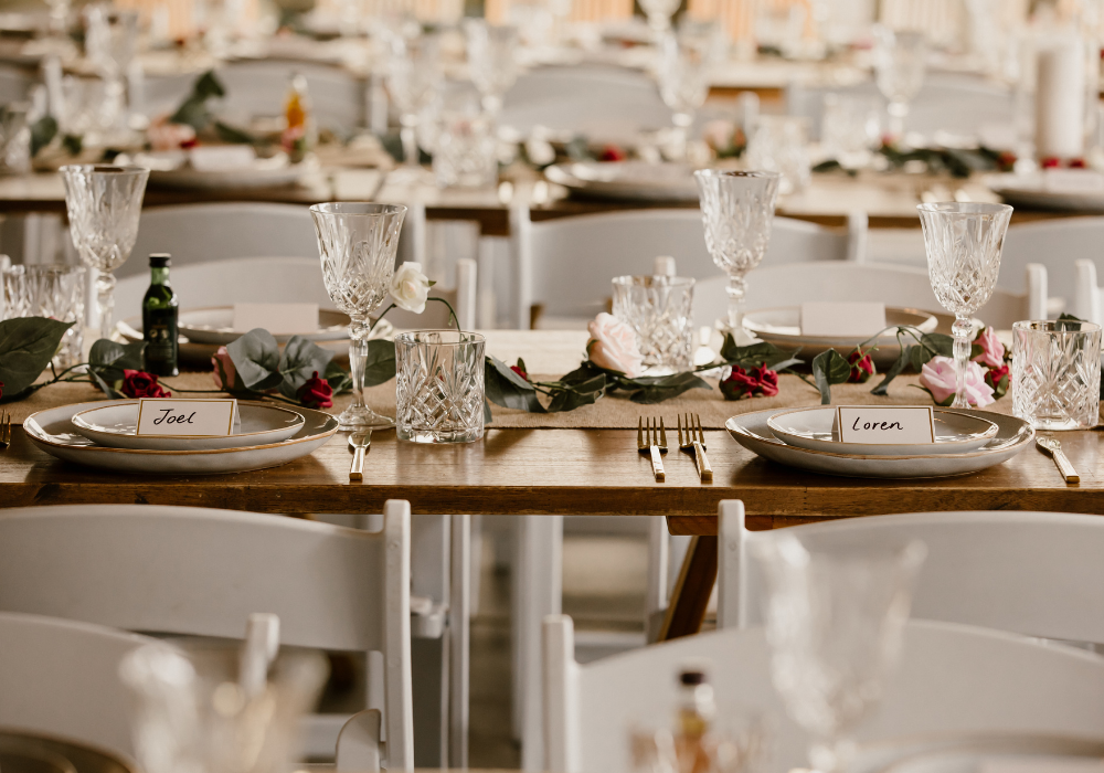 Loren and Joel | Eventwear for Hire at Dobson's 