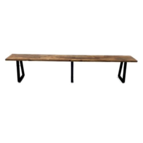Modern Bench Seat with black legs