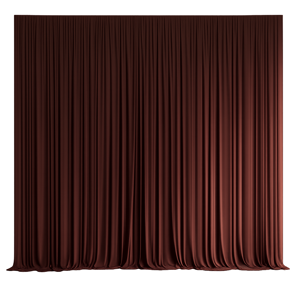 Backdrop Burgundy 6m - 8m width adjustable