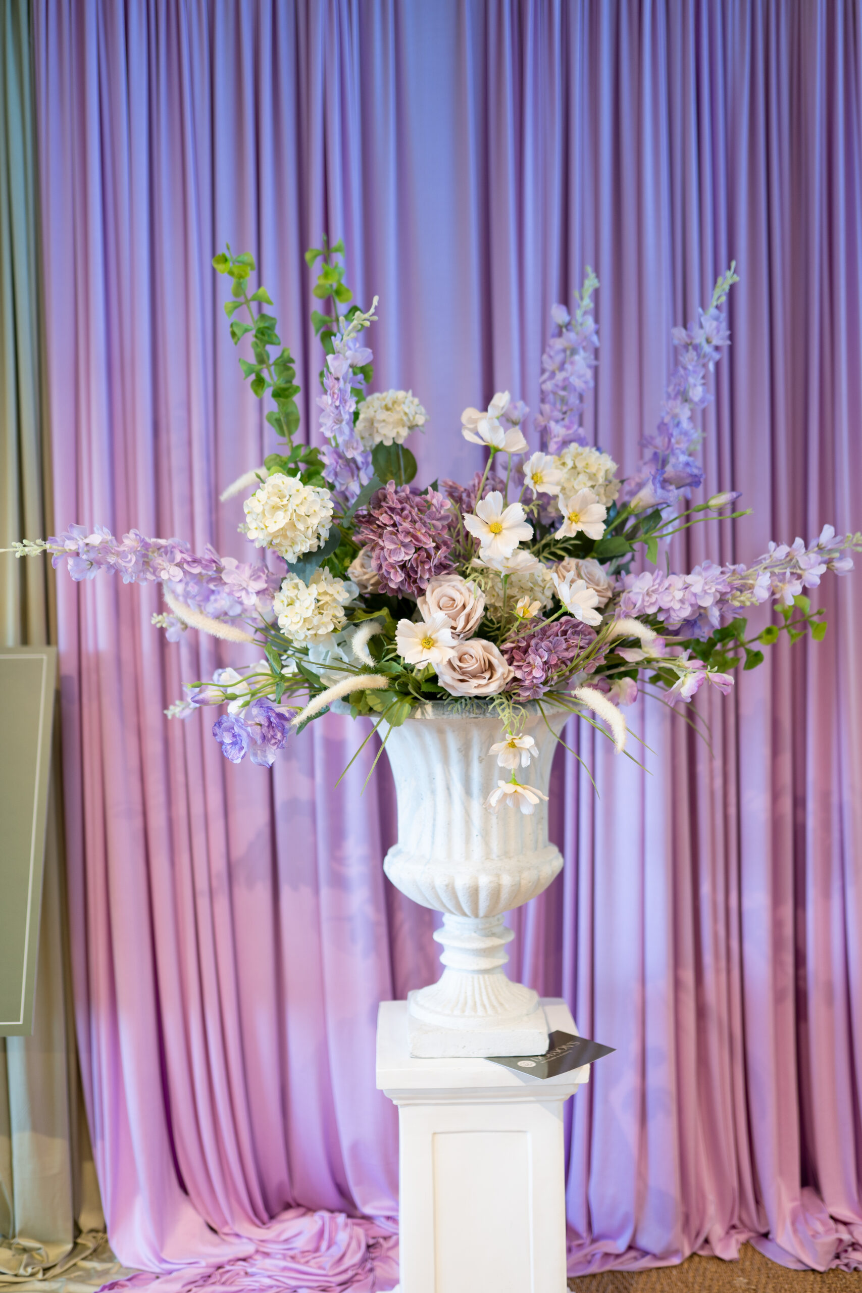Backdrop Lilac 6m - 8m width adjustable - Image 3