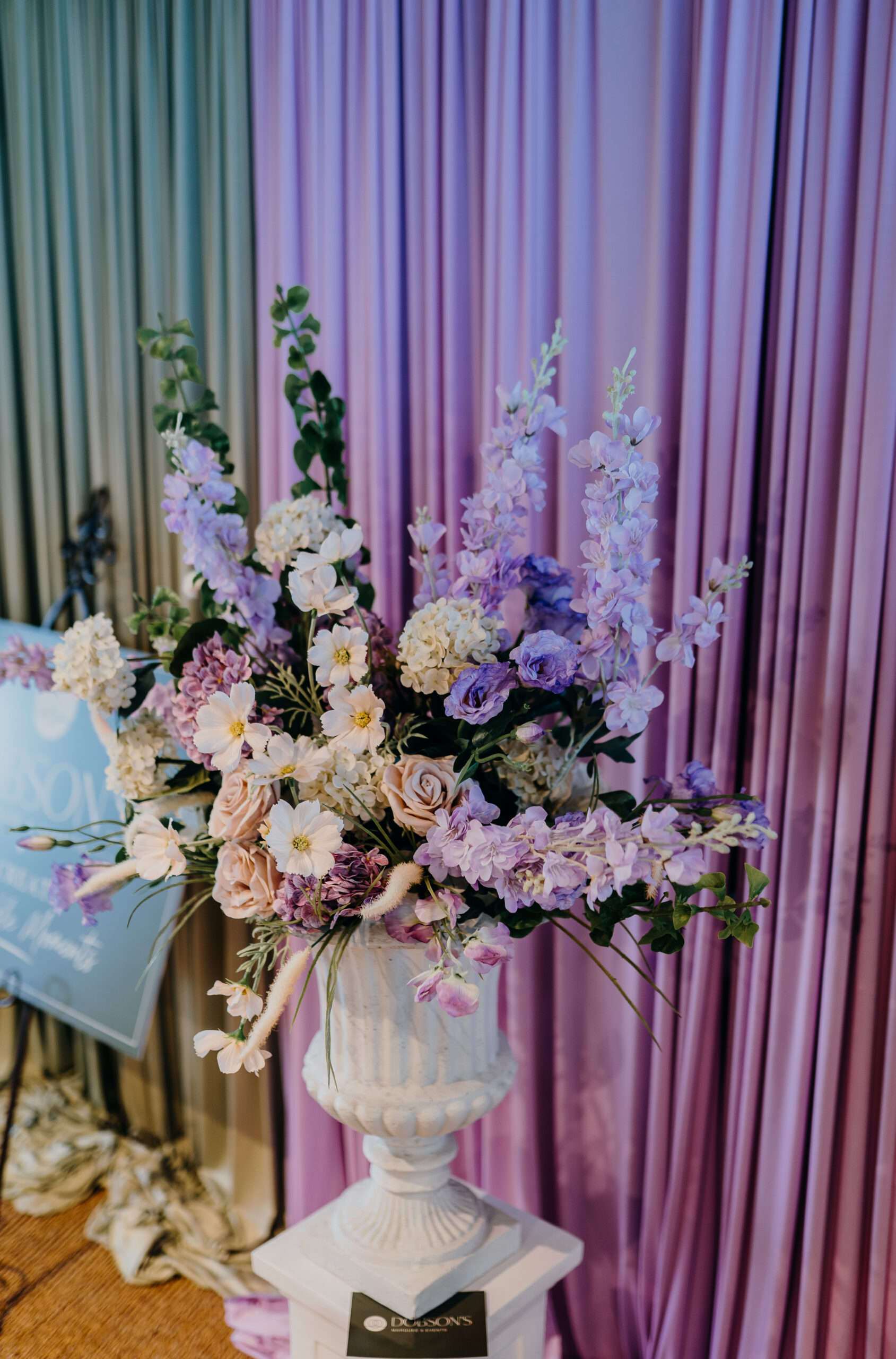 Backdrop Lilac 6m - 8m width adjustable - Image 2